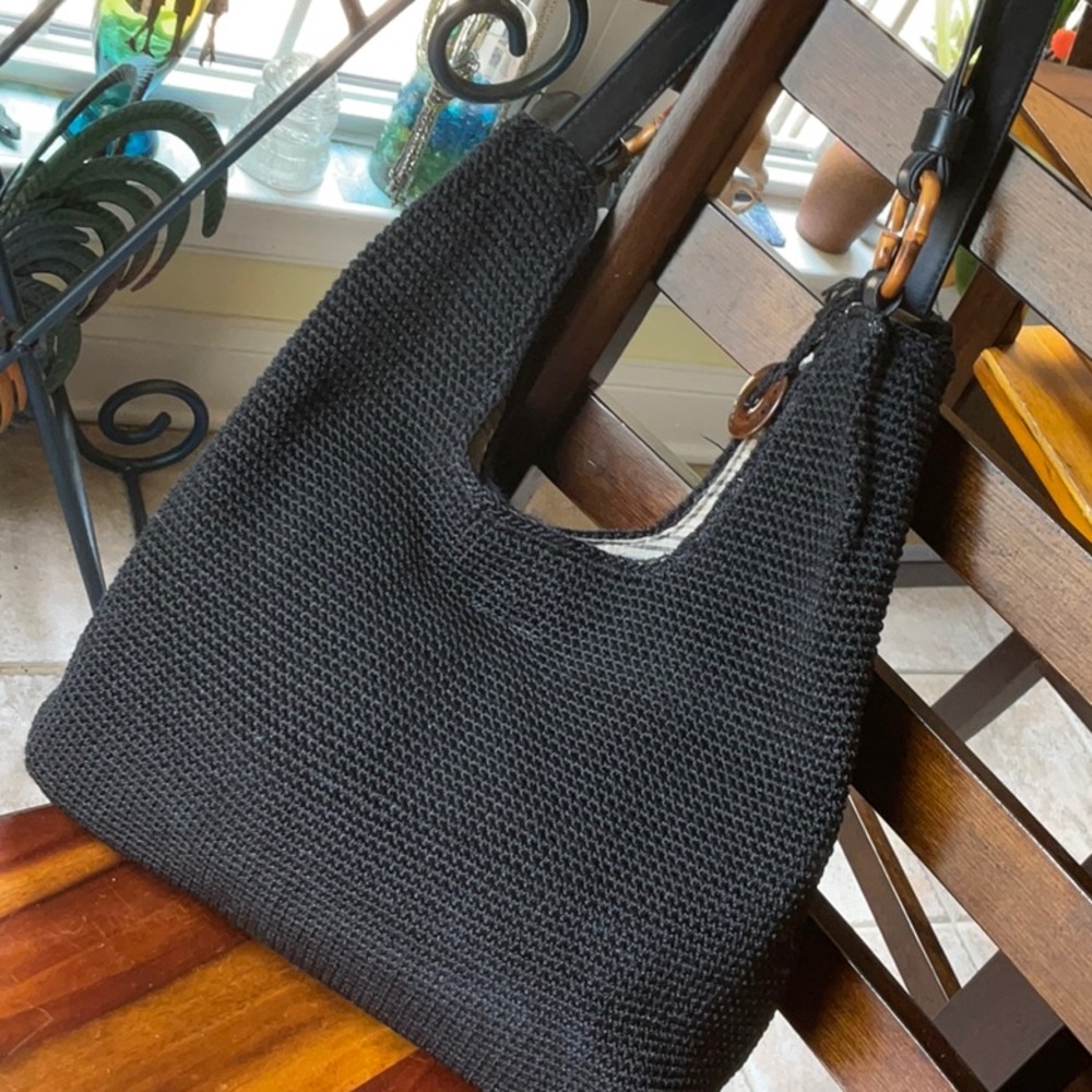 Like New Sak Crochet Shoulder Bag